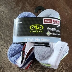 Athletic Works Boys's No Show Socks